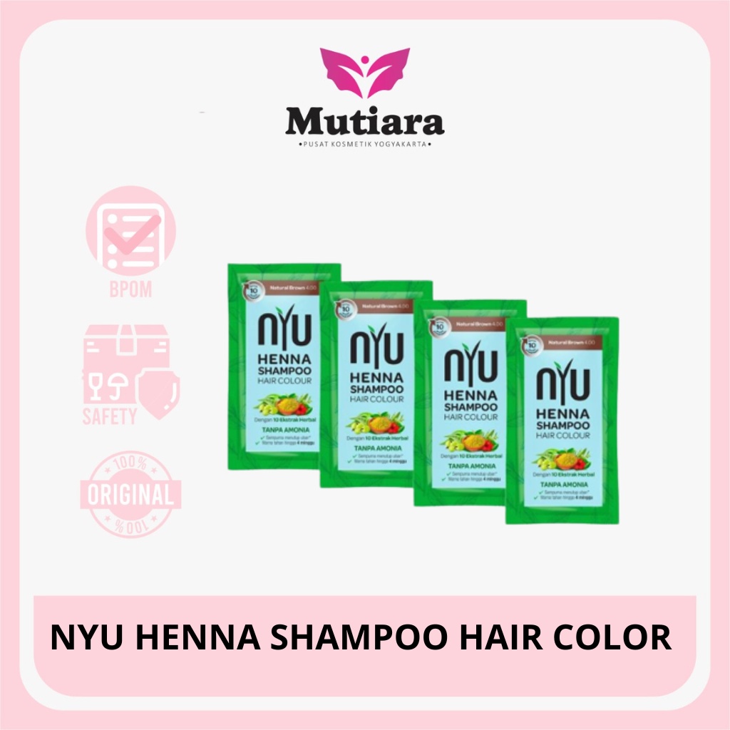 NYU HENNA SHAMPO HAIR COLOR