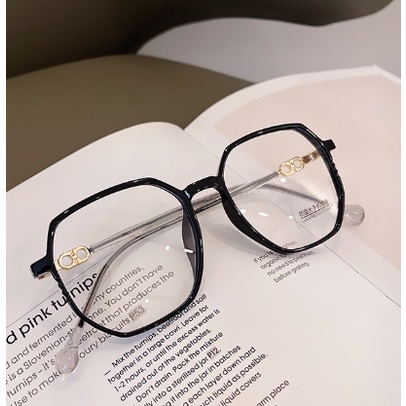 【COD Tangding】Tr Kacamata Fashion Gaya Korea Frame Bulat Untuk Pelajar Wanita