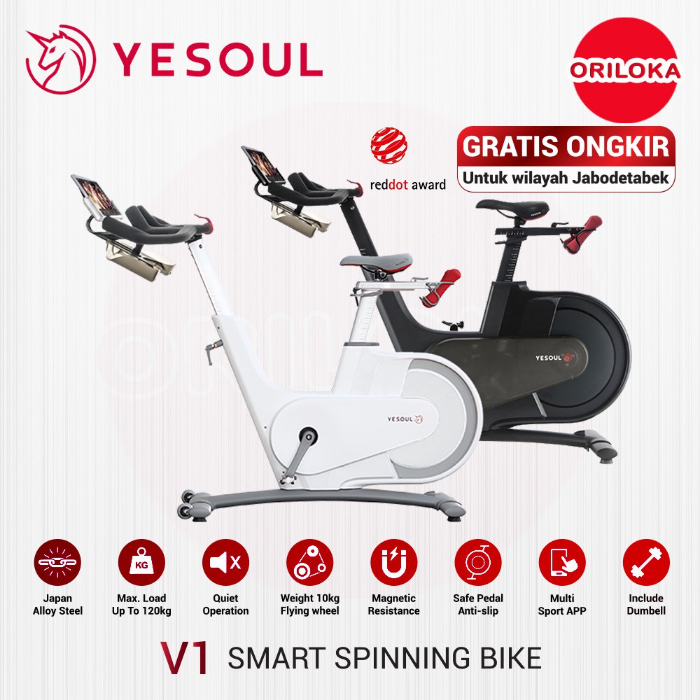 Yesoul V1 COMMERCIAL Smart Spinning Bike / Sepeda Statis - Garansi Resmi