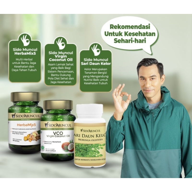 Sidomuncul herbamix5 isi 50 ( herbal empon2 menjaga kesehatan tubuh )