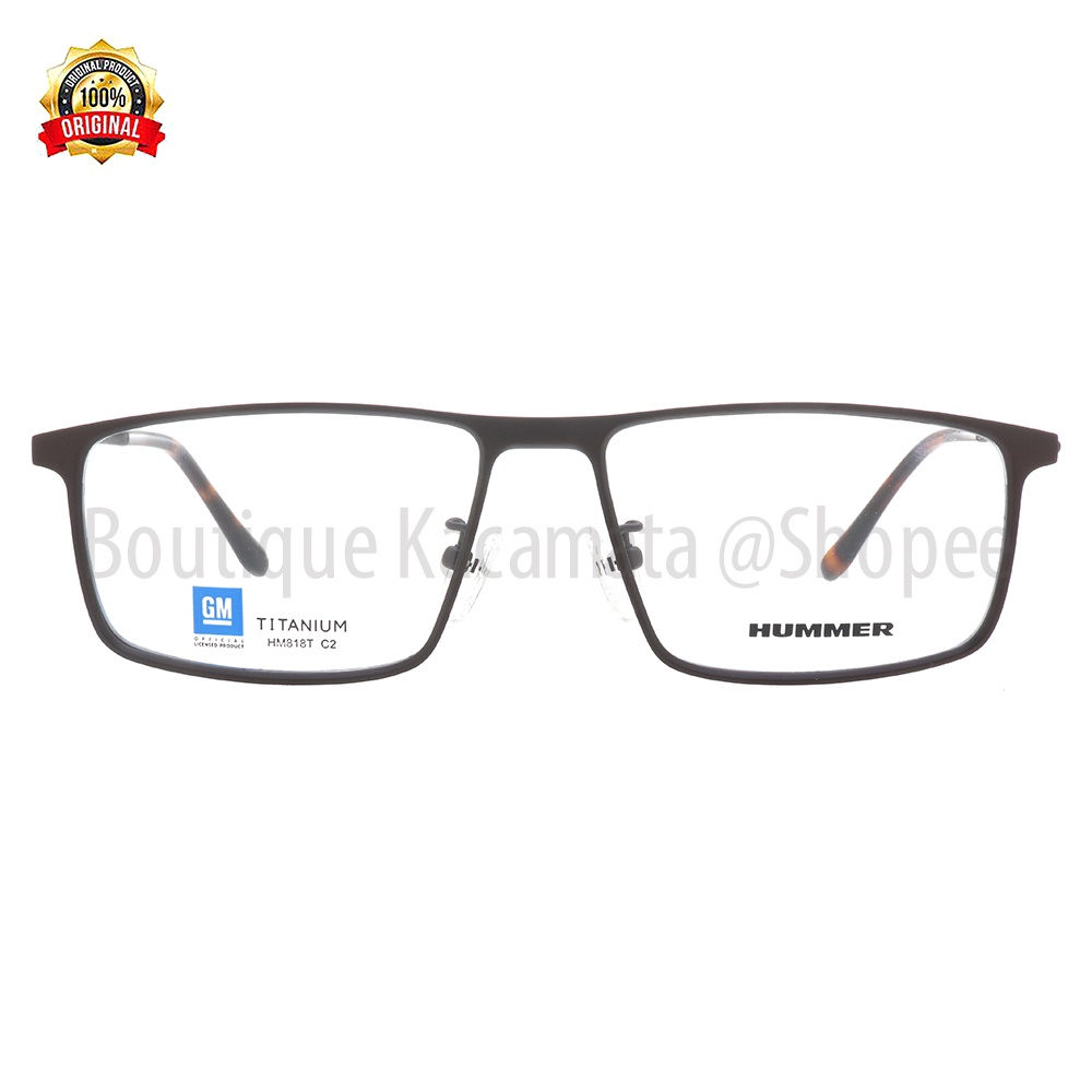 Frame Kacamata Hummer Original Titanium HM818T-C2