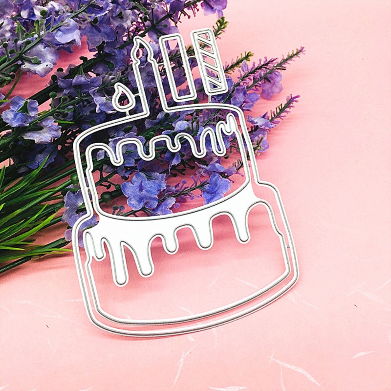 Zzz Cetakan Stensil Cutting Dies Motif Kue Bahan Metal Untuk Scrapbook / Craft Handmade Diy