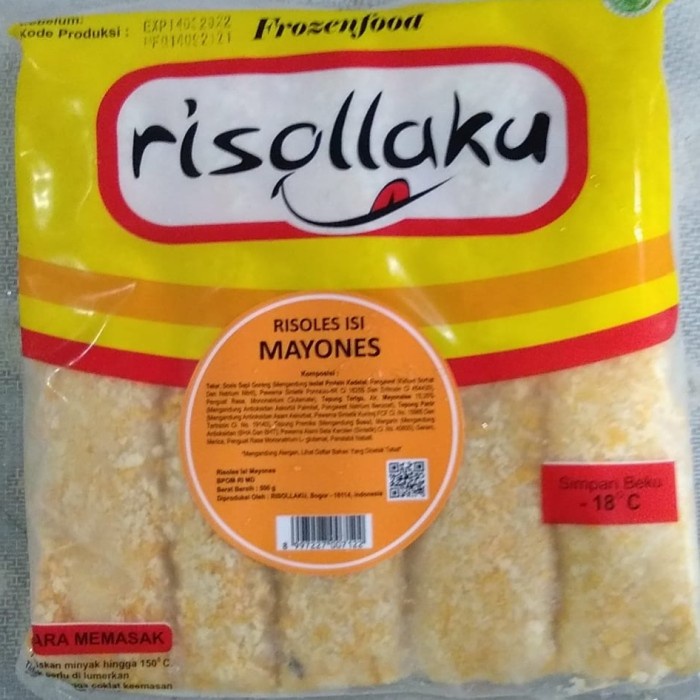 

Risolaku Spesial Mayones isi 10 pcs / 500 gram