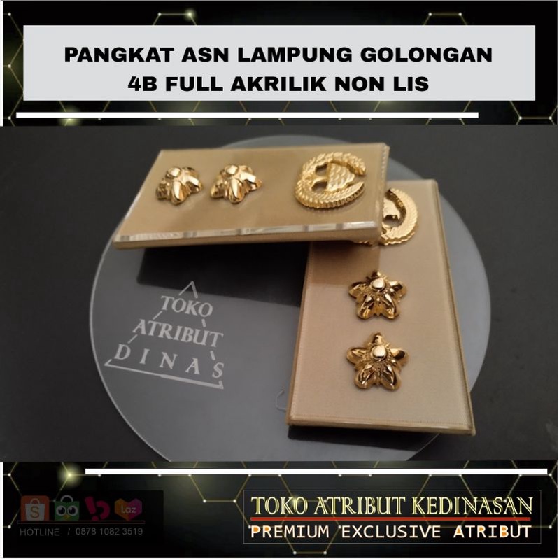 Pangkat ASN Lampung Golongan 4b full akrilik