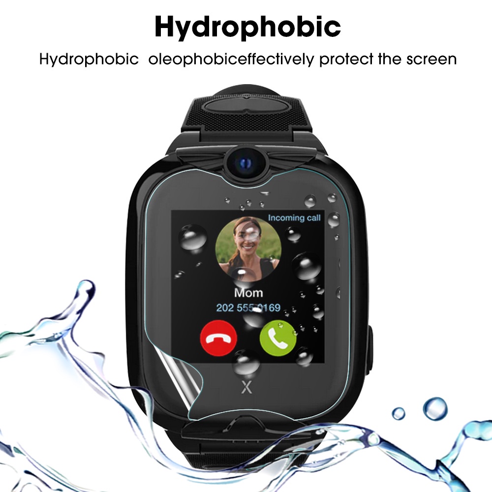 1pc Film Hydrogel Pelindung Layar Smartwatch Anti Gores / Guncangan Untuk Xplora X5 Play / XGO2 / XMOVE