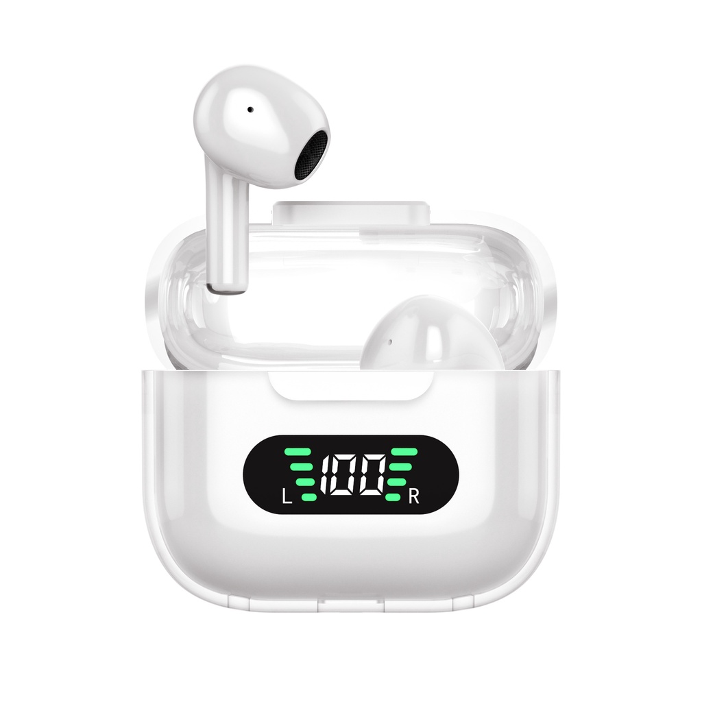 M16 PRO HIFI Stereo Smart Digital Display Gaming No Delay Headset Bluetooth Ultra-Long Battery Life Sweat-proof Wireless Earphone