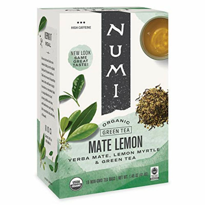 

NUMI Organic Green Tea Mate Lemon 18 Teabags