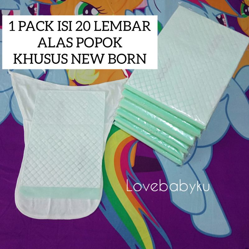 PAS SEUKURAN POPOK UNDERPAD BABY ISI 20 PERLAK - ALAS OMPOL - POPOK BAYI - UNDERPAD BAYI - CLODI - INSERT CLODI - DIAPER BAYI - DIAPER LEMBARAN