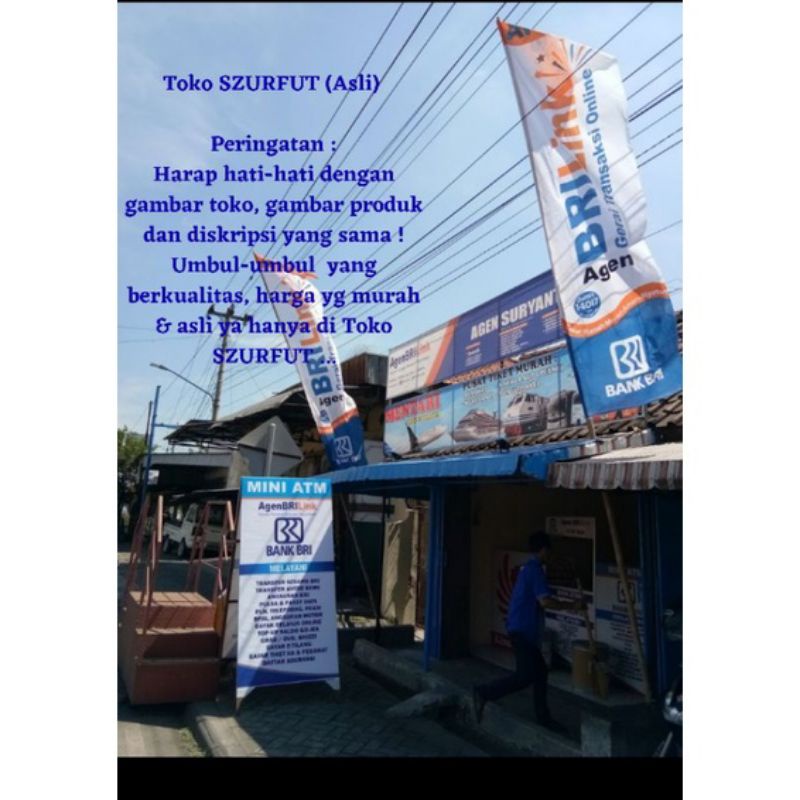 UMBUL-UMBUL AGEN BRILINK UKURAN 60 CM X 300 CM, KAIN