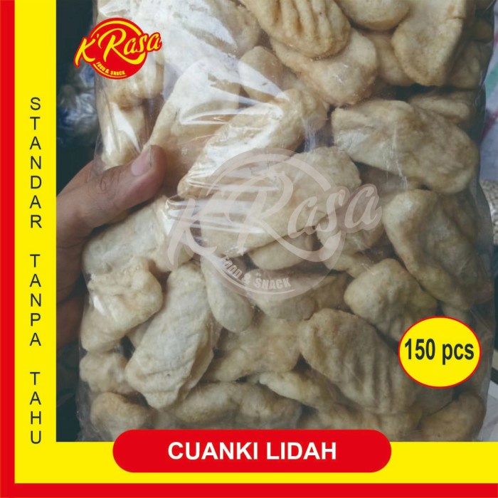 

NEW Cuanki lidah standar 150 pcs khas garut untuk baso aci & Seblak K'rasa