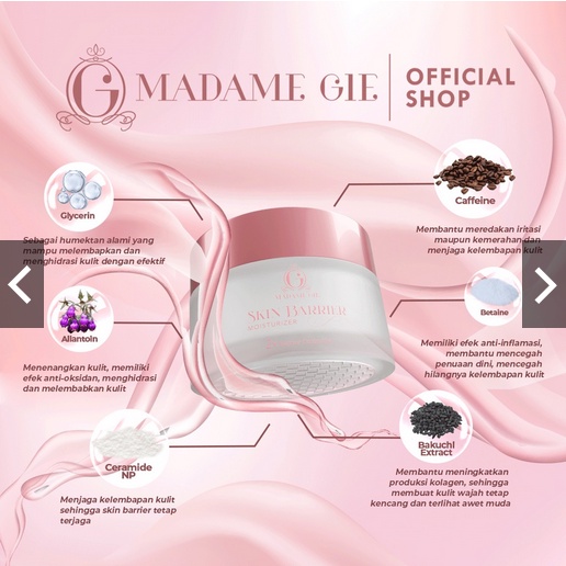 Madame Gie Skin Barrier Moisturizer | Skincare Pelembab 50gr