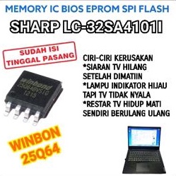 IC FLAS MEMORY SHARP LC-32SA4101I LC-32SA41011 LC-32SA4101 IC EPROM SHARP LC 32SA4101I 32SA41011 32S