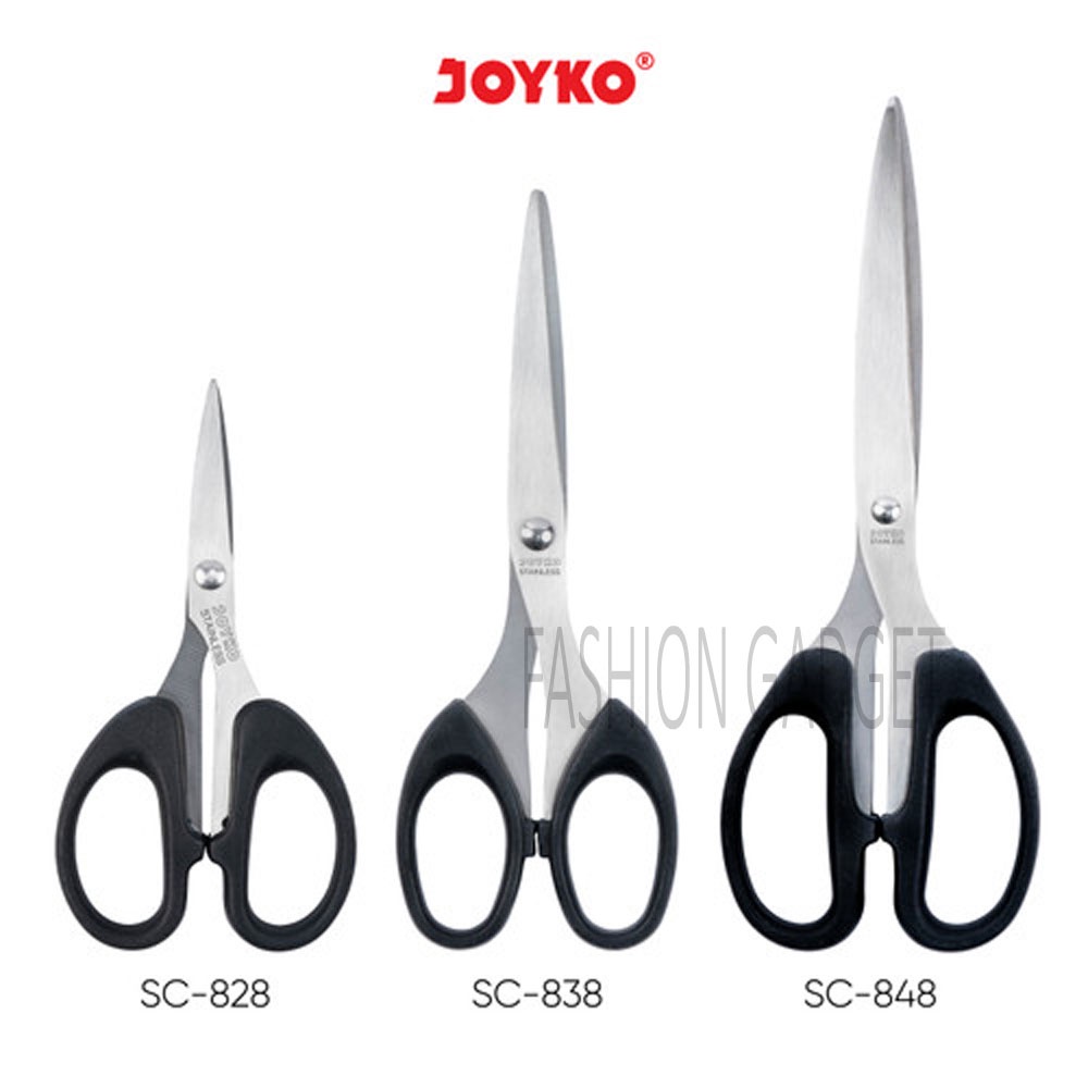 Joyko Gunting Joyko Kecil SC 828 / Gunting Sedang SC 838 / Gunting Besar SC848 Joyko Big Scissor Medium Scissor Small Scissor Gunting Joyko 828 / Gunting Joyko 838 / Gunting Joyko 848