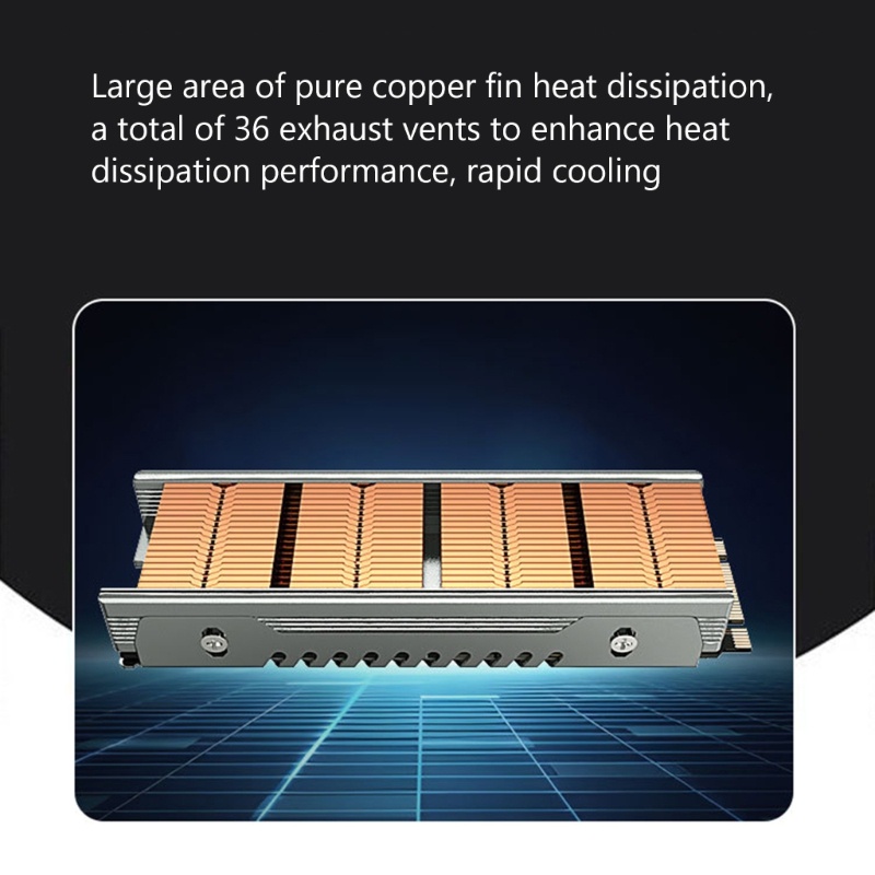 Heatsink BT 2280m.2 Dengan Perekat Konduktif Thermal Untuk Pendingin Radiator NVME M.2