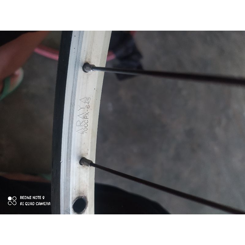 wheelset 700c araya 700cpx645