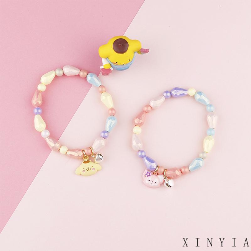 Xia.id Gelang Tangan Anak Perempuan Desain Kartun Kucing Anjing Cinnamoroll