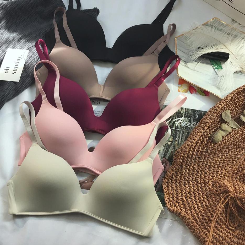 [KL1251]ꕥ ✅𝐅𝐎𝐈𝐒𝐒® Bra Sport Wanita BH Push Up Bra Tanpa Kawat Underwear Seamless 1025 Pasti.murah