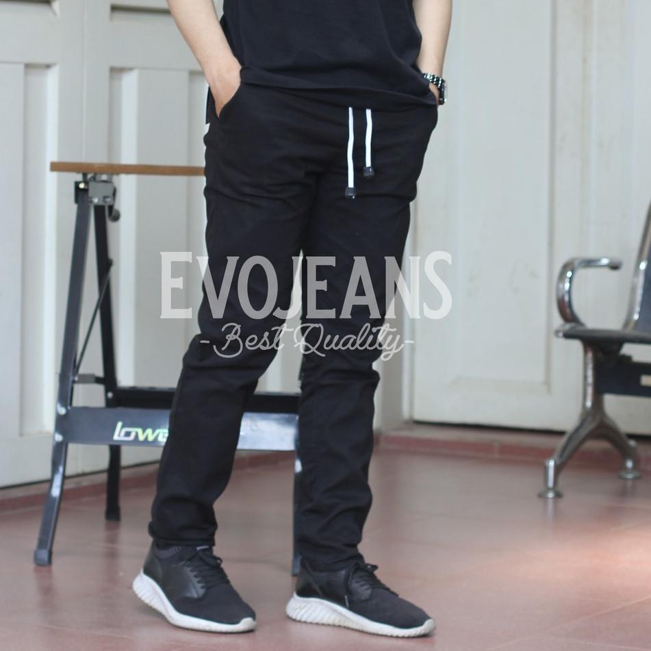 [VG1133]❆ CELANA PANJANG CHINO PANTS PINGGANG KARET // EVO JEANS Produk andalan