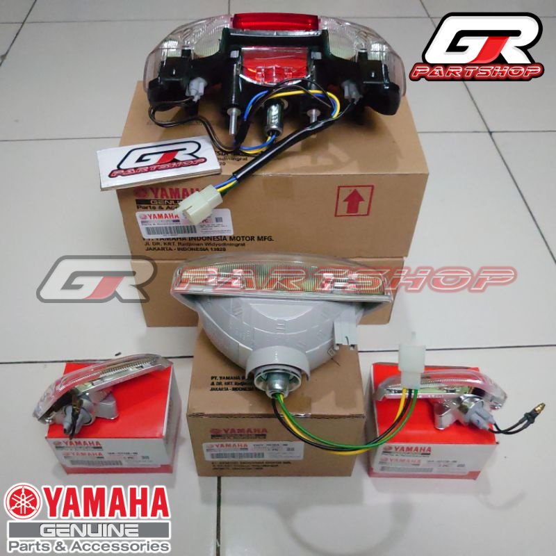 lampu set f1zr vega old ori ygp fizr fiz f1z r reflektor depan sen stoplamp stop lamp fullset fiting bohlamp original yamaha