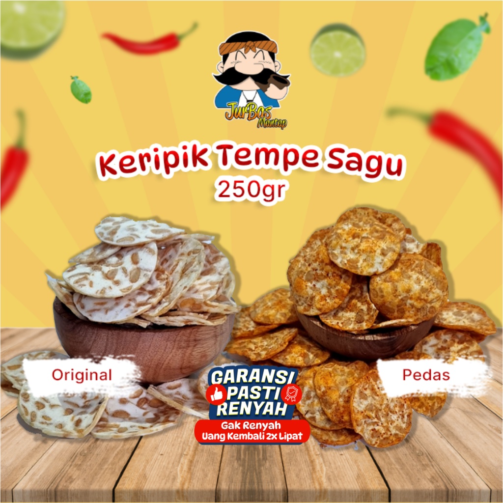 Keripik Tempe Sagu 250 gram