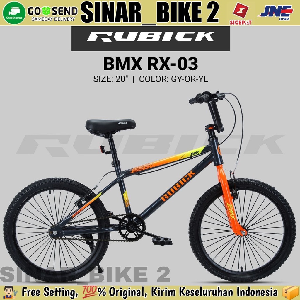 Sepeda Anak Laki  Ukuran 20 Inch BMX RUBICK RX 03