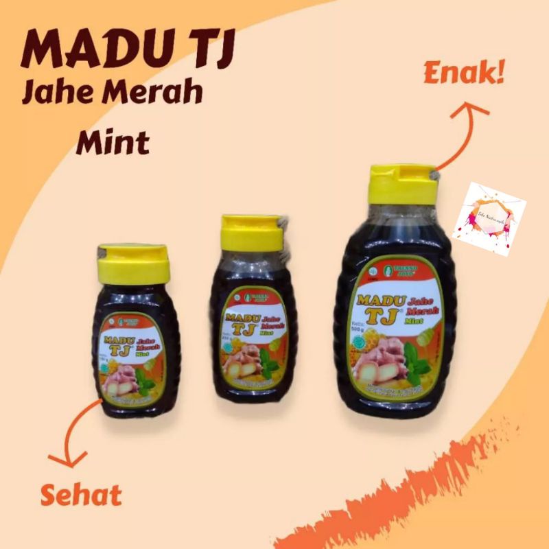 Madu tj jahe merah mint 500 gr /jahe merah /jahe merah mint/ Madu Tj / Madu jahe merah mint original || madu original