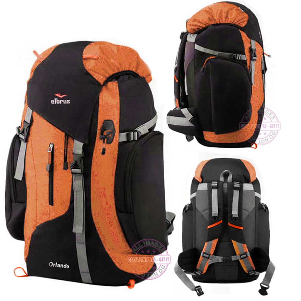 Tas Carrier Besar Keril Gunung 60liter Ransel Jumbo Elbrus Orlando