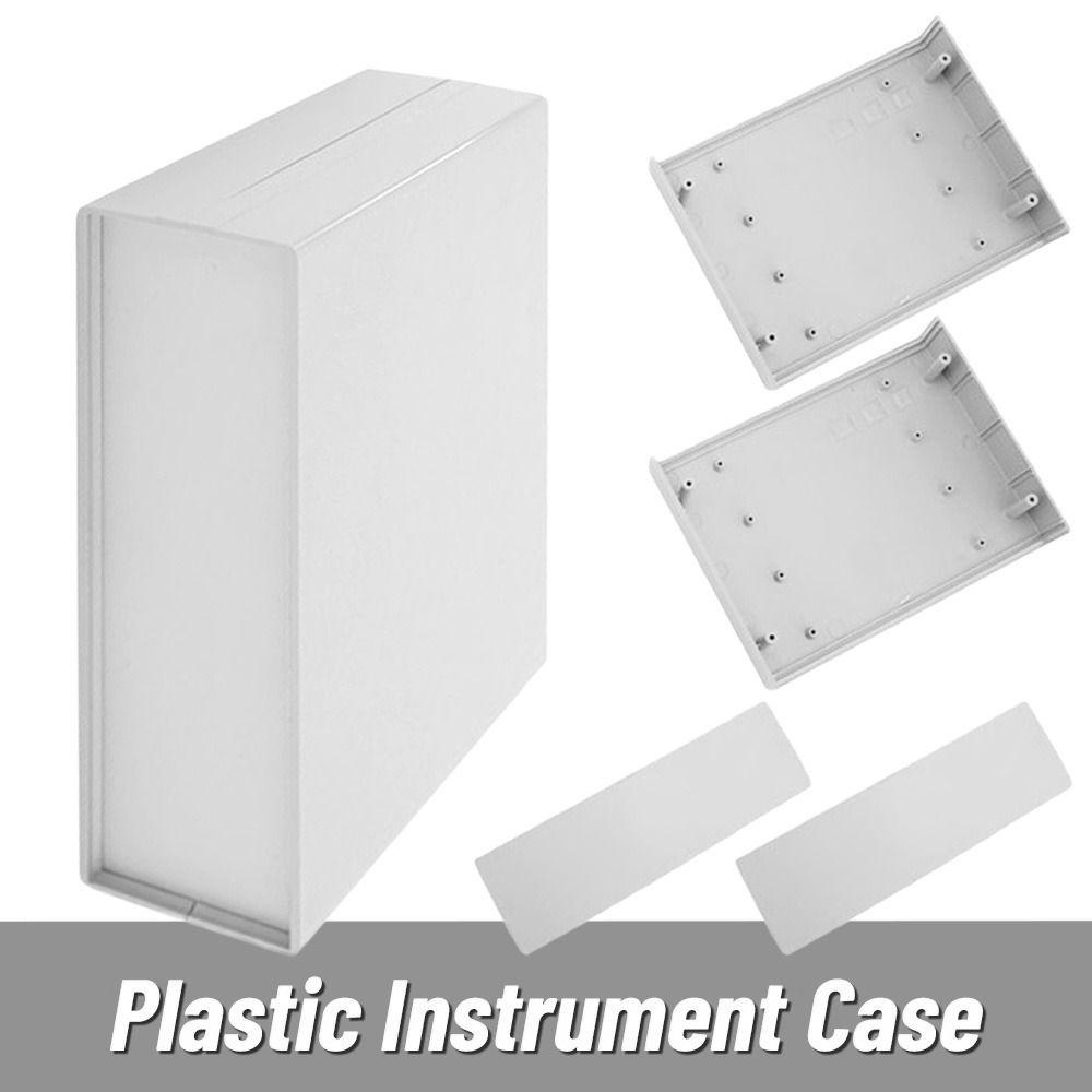 Kotak Proyek Elektronik SOLIGHTER Putih ABS Plastik Kualitas Tinggi Power Transformer Case