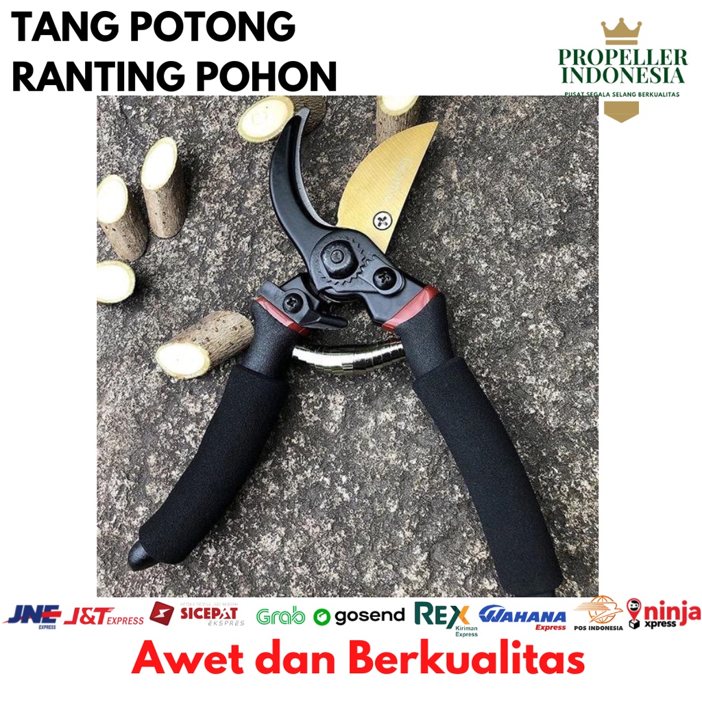 Gunting Dahan Ranting Pohon Buah Bercabang Tebal Gunting Tanaman Kebun