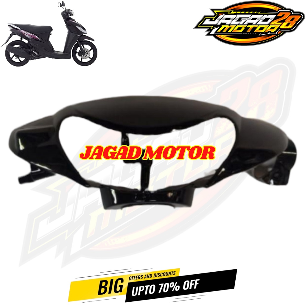 Batok Depan Yamaha Mio Smile Hitam / Kepala Depan Yamaha Mio Smile Hitam / Pala Depan Yamaha Mio Smile Hitam / Batok Kepala Pala Lampu Depan Yamaha Mio Smile Hitam