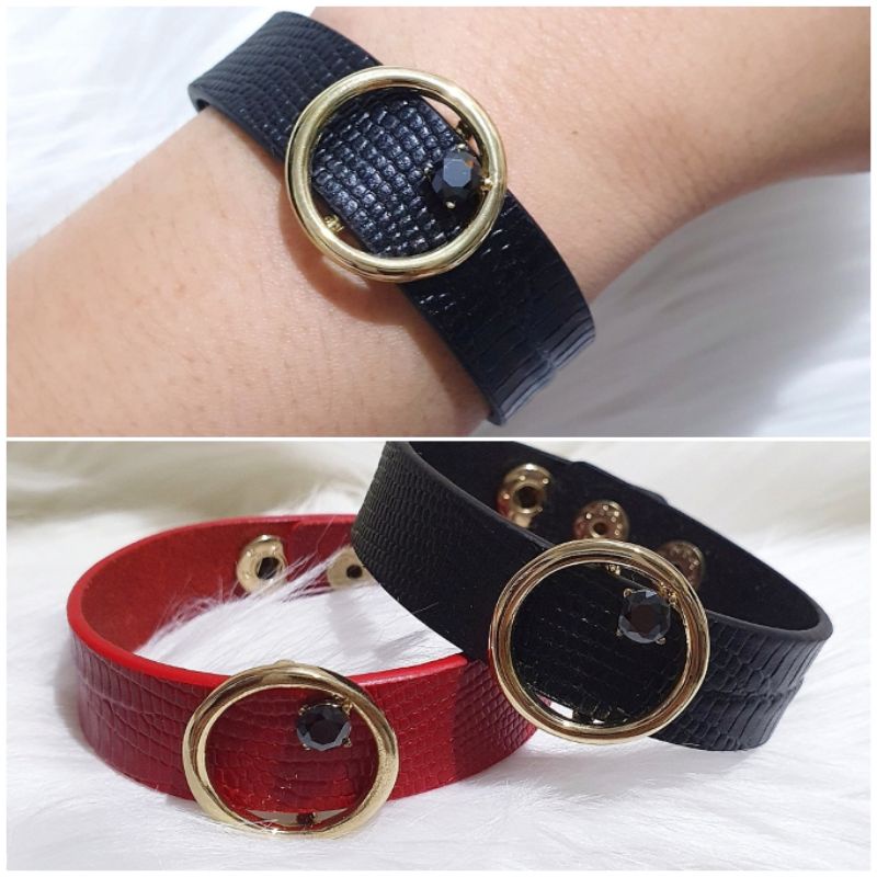 Gelang kulit branded band Premium Quality Anti karat Gelang tangan kulit import /gelang Tangan Wanita branded Band bahan kulit G20