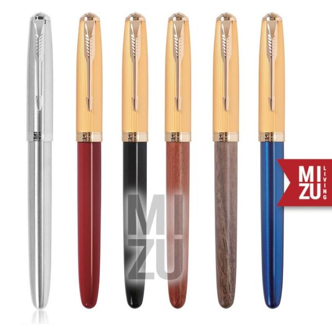 

JINHAO 85 86 Inspired By Parker 51 Fountain Pen Hooded Nib Retro - DARK BLUE Silv