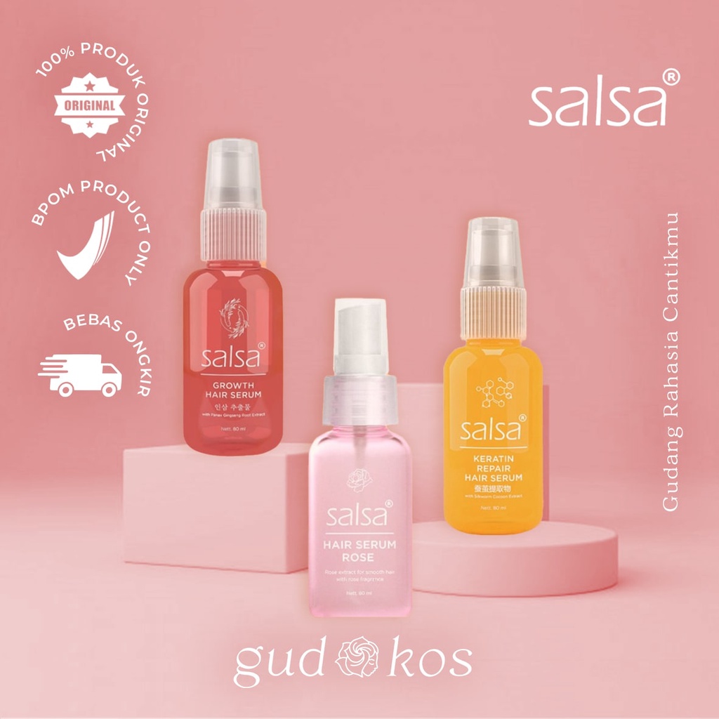 SALSA Hair Serum Spray 80ml / Perawatan Rambut / Serum Rambut / Vitamin Rambut