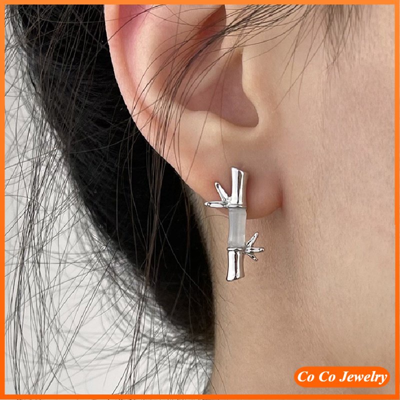 Anting Tusuk Sterling Silver 925 Desain Coco Untuk Wanita