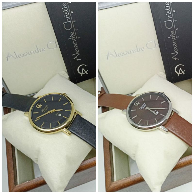 Jam Tangan Wanita Alexandre Christie 2750 AC2750 AC 2750 Tali Kulit