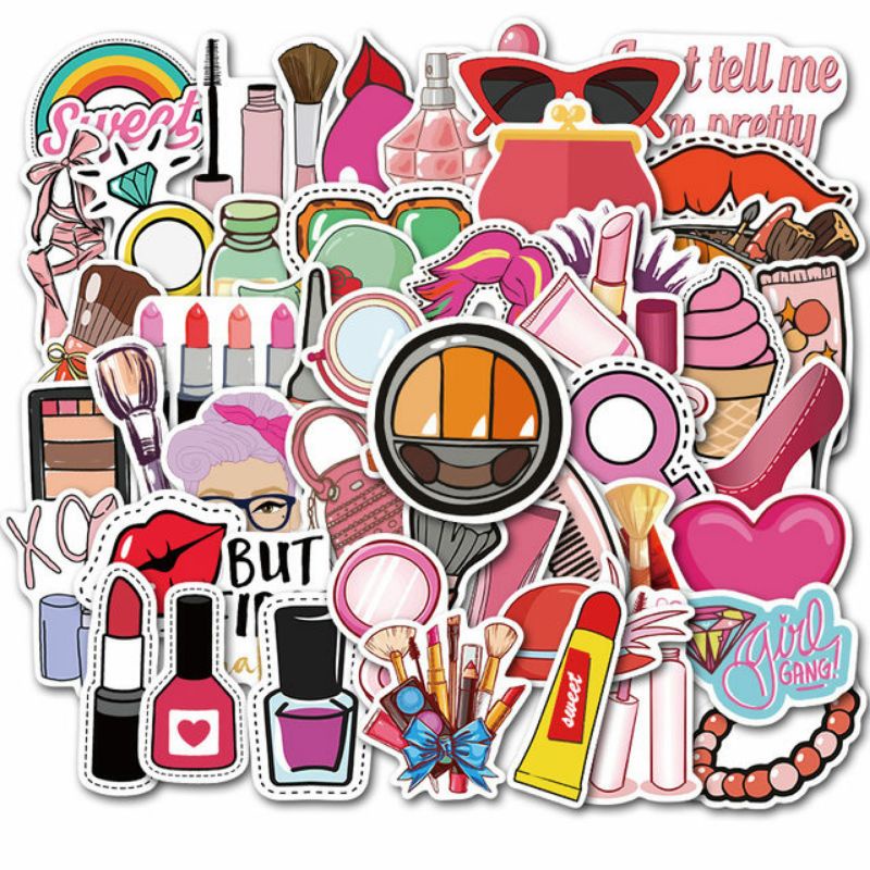 

Stiker Pack Pink Style 260094- Stiker Aesthetic Keren Imut Laptop, Aksesoris Hp, Anti Air, Motif, Helm, Tumbler, Koper, Kulkas
