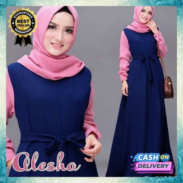 Bj Remaja Muslim Ghamis Kekinian Games Syar'I Baju Pesta Wanita Terbaru Gamis Casual Buju Muslimah M