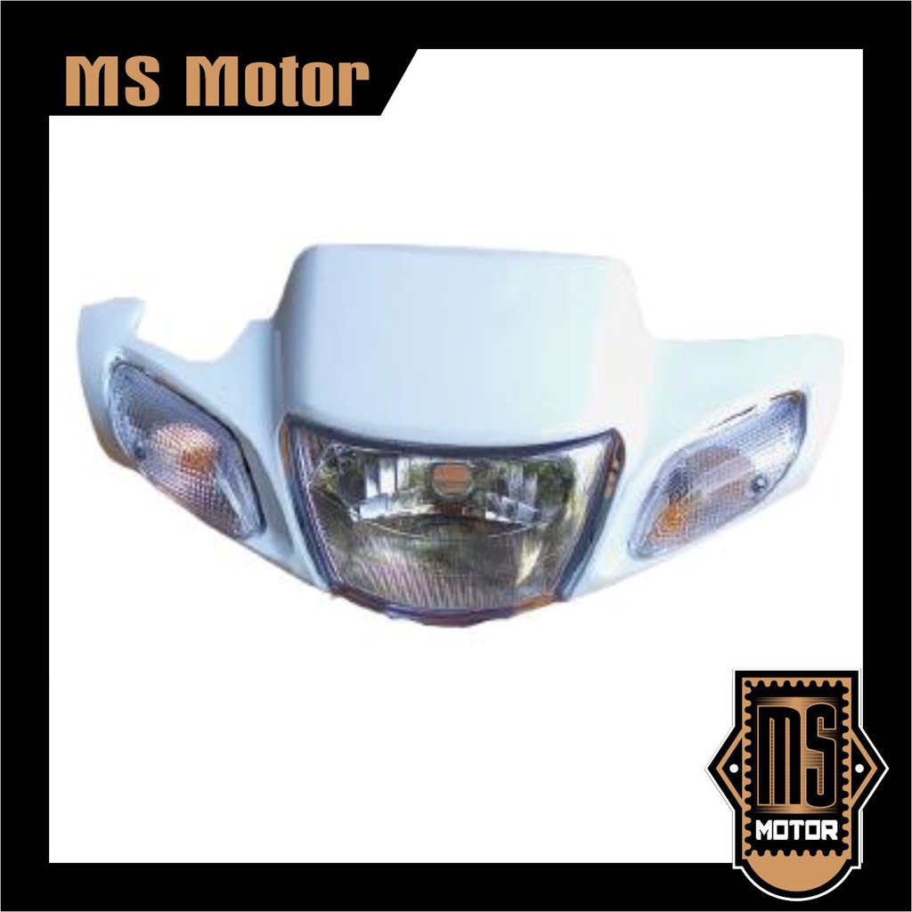 batok f1zr / batok depan fiz r set lampu warna PUTIH