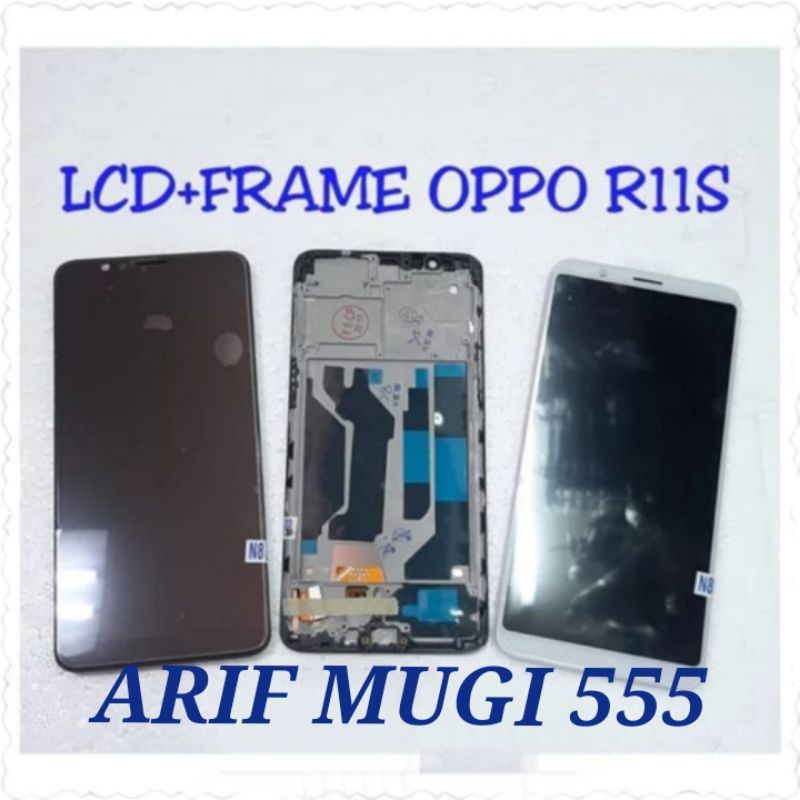 LCD TOUCHSCREEN OPPO R11S/LCD TS FULLSET FRAME ORIGINAL