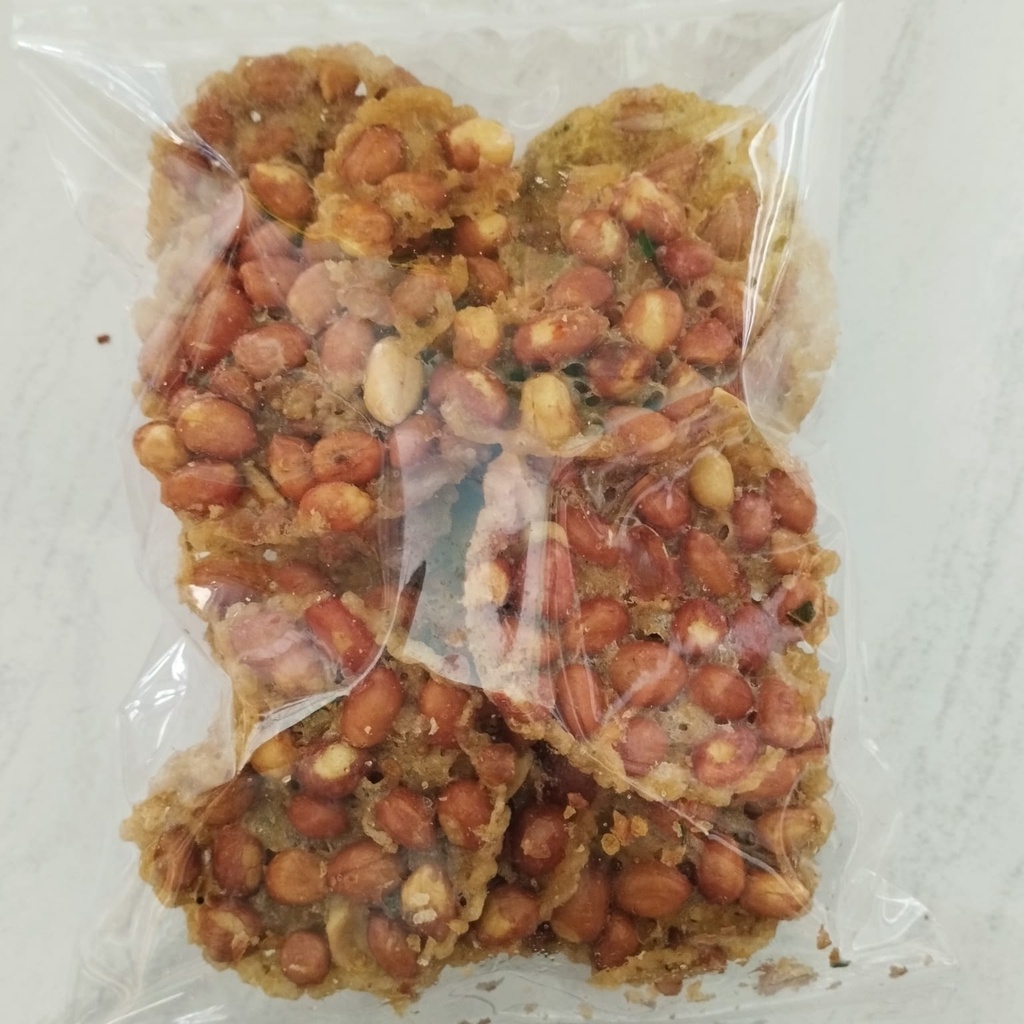 Camilan Tradisional Peyek Kacang Bulat | Rempeyek Kacang Gurih Renyah | Camilan Snack Kiloan ONLINA