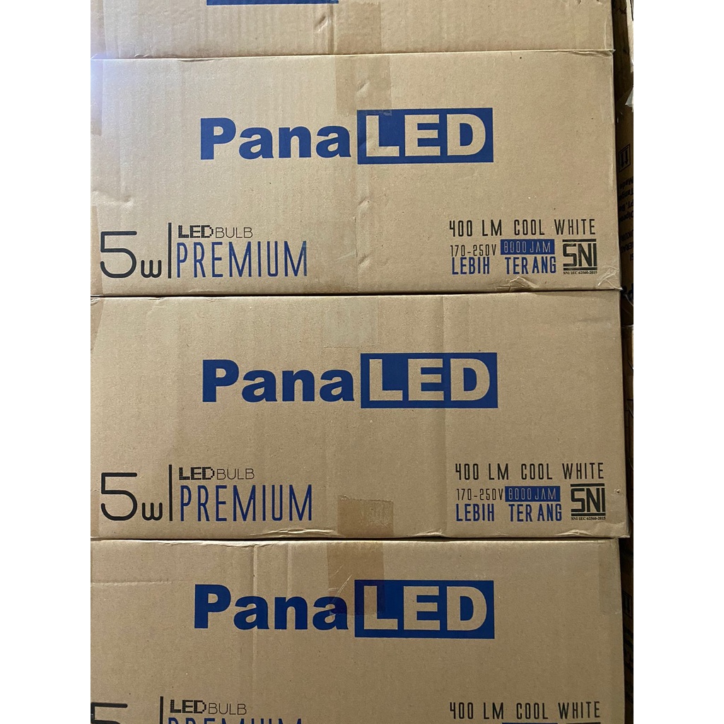 PANALED PREMIUM 5 Watt 1 DUS / 1 KARTON ISI 100 Lampu LED Capsule 5W Bohlam E27