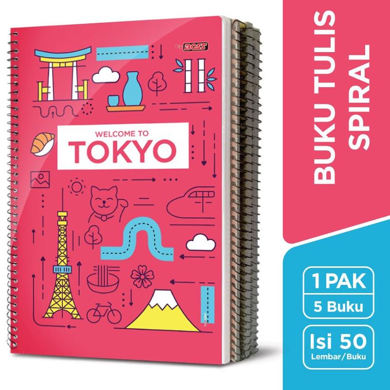 

GRATIS ONGKIR Buku Tulis SPIRAL Bigboss / B5 50 Lembar დ 887