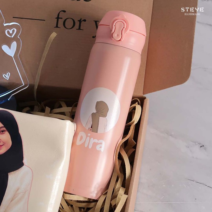 Gift Set Explorer Tumbler Tote Bag Lampu Tidur Custom Hadiah Teman TM0308 TB3337 LT2002