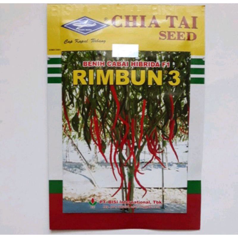 Benih Cabe Keriting Rimbun 3 isi 10 gram