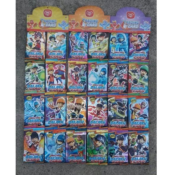 CUCI GUDANG kartu trading card game Boboiboy galaxy DG squid game Among us 3688 グ