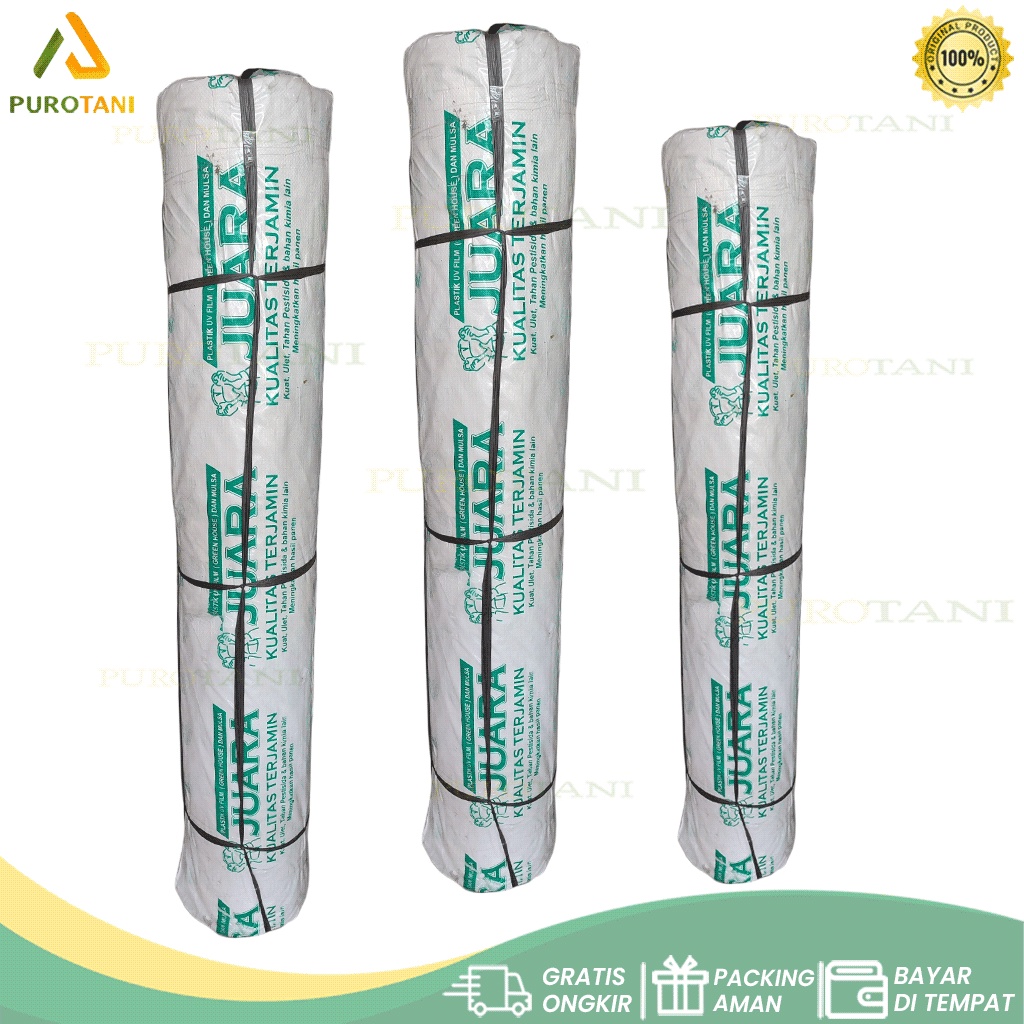 Plastik UV 6M x100M 1 ROLL Green House Lebar 6 Meter 170Micron Plastic Ultraviolet