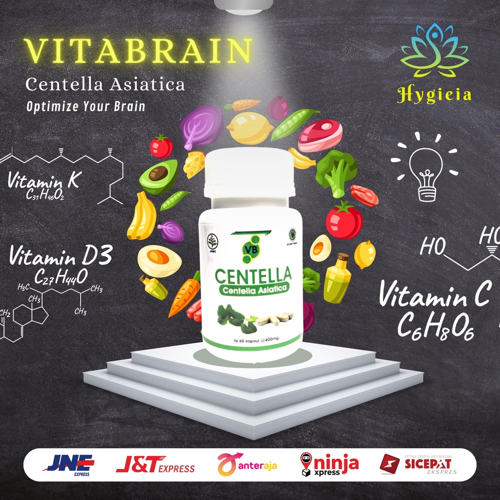 Vitamin Otak / Vitamin Otak Anak / VitaBrain VB Centella / Vitamin Otak Terbaik