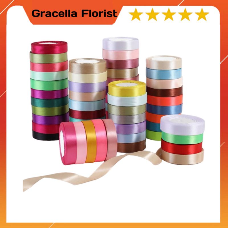 

Pita polos satin 2.5cm per roll