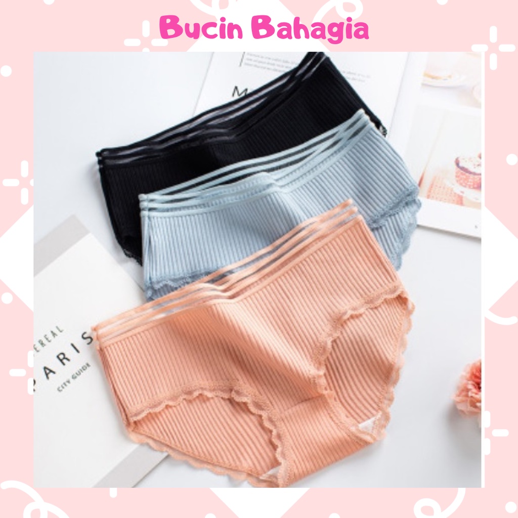 CD celana dalam Bahan polos untuk Wanita underwears import CD03