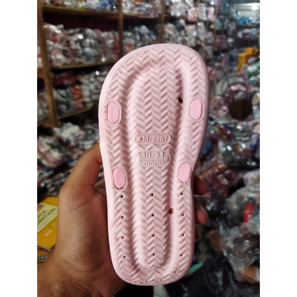 sandal selop anak rumahan terbaru import 2207-1S (24-35) Sandal baim fuji anak kecil tanggung